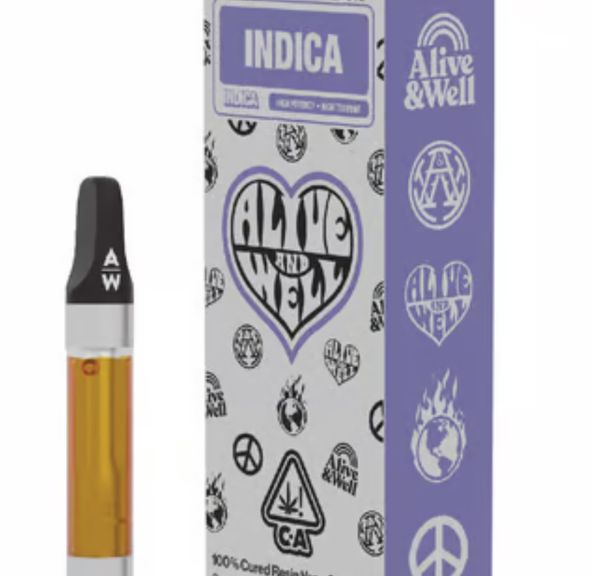 Alive & Well - Papaya Punch 100% Cured Resin Vape Cartridge 1g