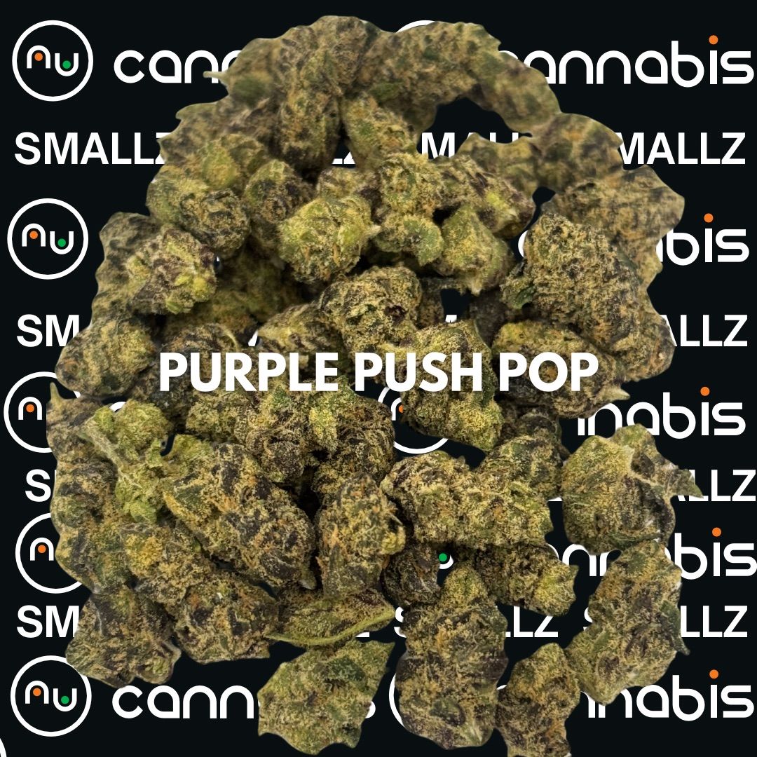 Purple Push Pop SMALLS 3.5g - SMALLS PREMIUM INDOOR FLOWERS
