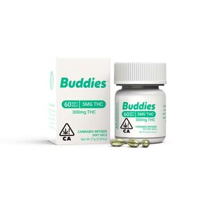 Buddies - 5mg Capsules - 60pc - 300mg