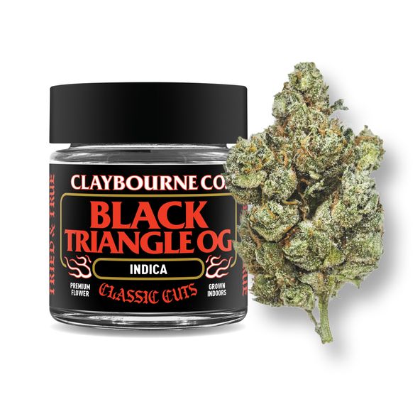 Claybourne | Flower | 3.5g | Classic | Black Triangle OG