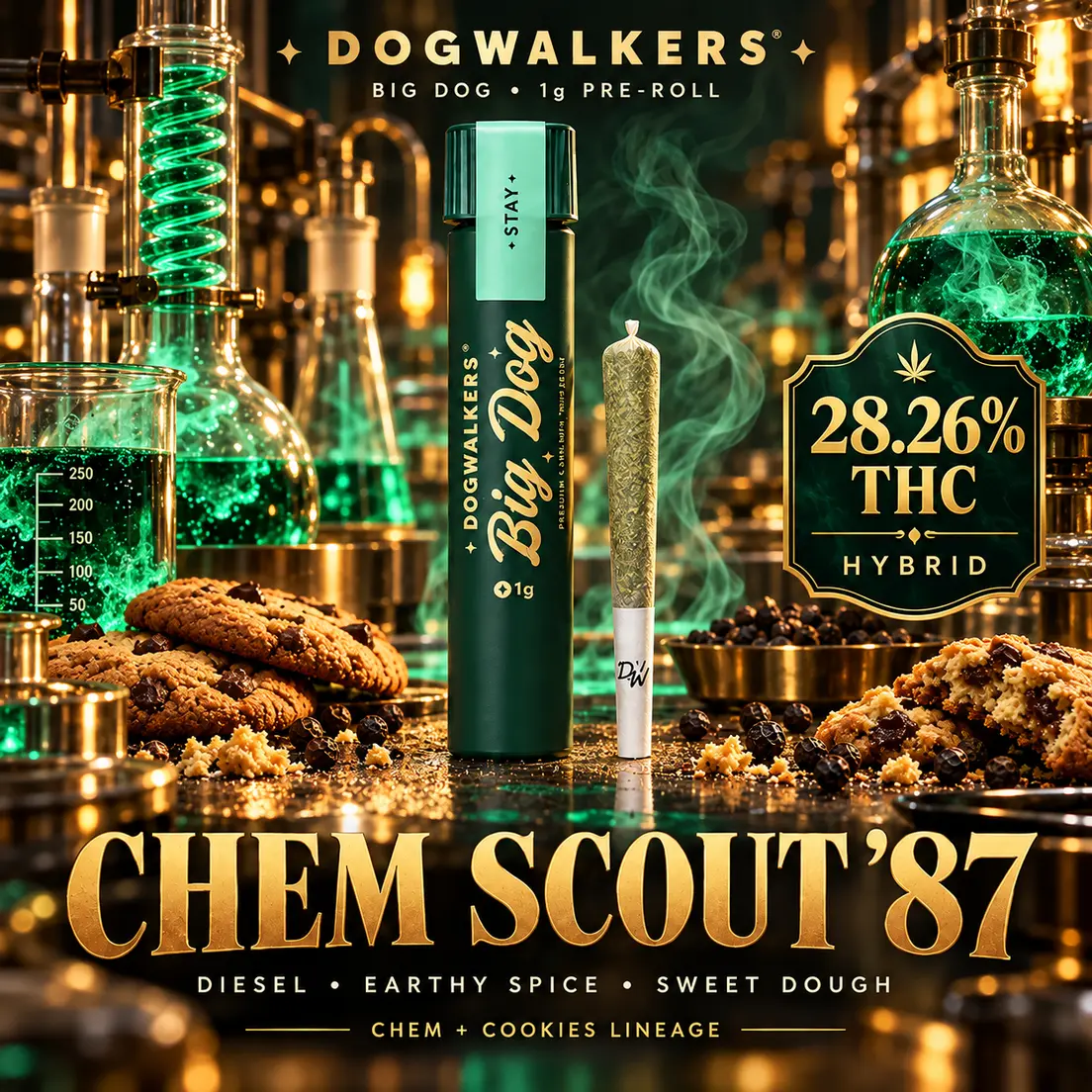 Chem Scout '87 Big Dogs 1g - Dogwalkers (Stay)