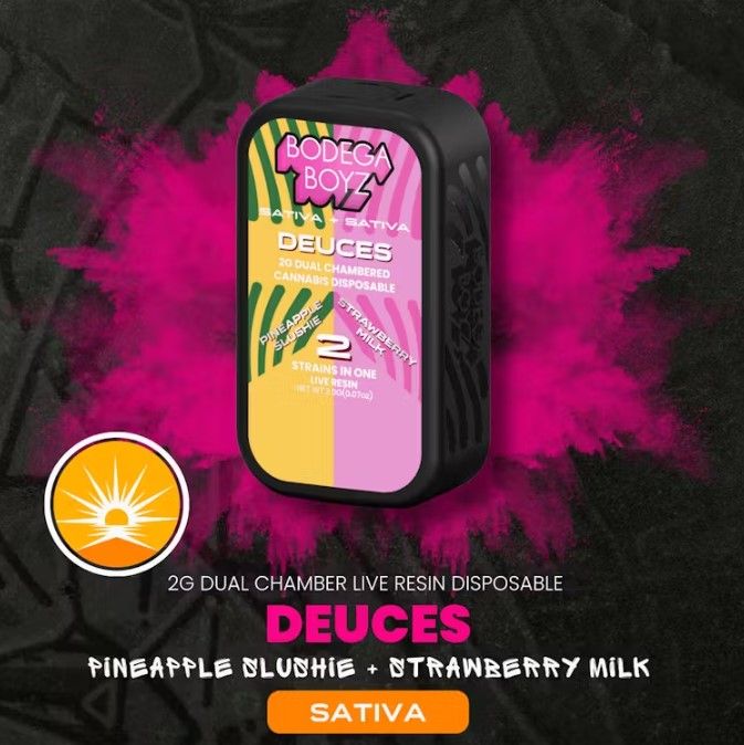 Deuces Pineapple Slushie x Strawberry Milk Live Resin