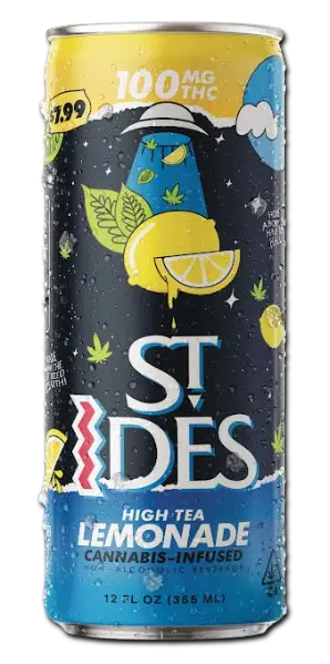 ST IDES - LEMONADE-TEA | 12OZ HIGH TEA 100MG