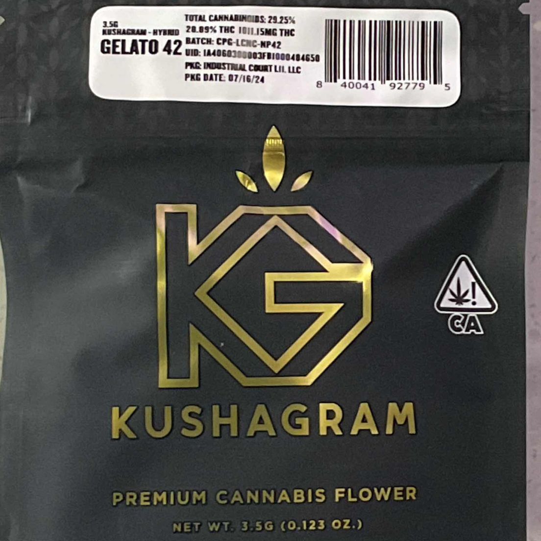 KUSHAGRAM - Gelato 42 3.5g