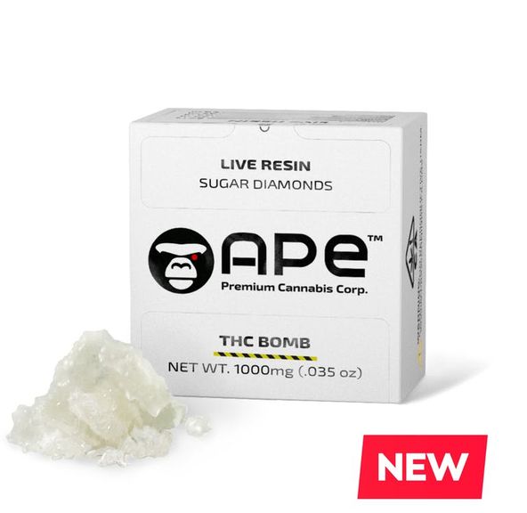 APE THC Bomb 1g Sugar Diamonds 87%