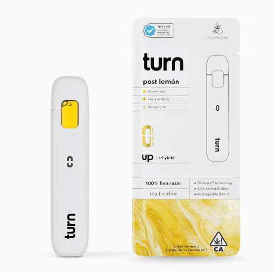 post lemón (s-hybrid) / 100% live resin / disposable