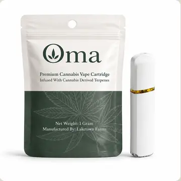 An Oma Disposable Vape Pen - Jack Herer, 1 gram