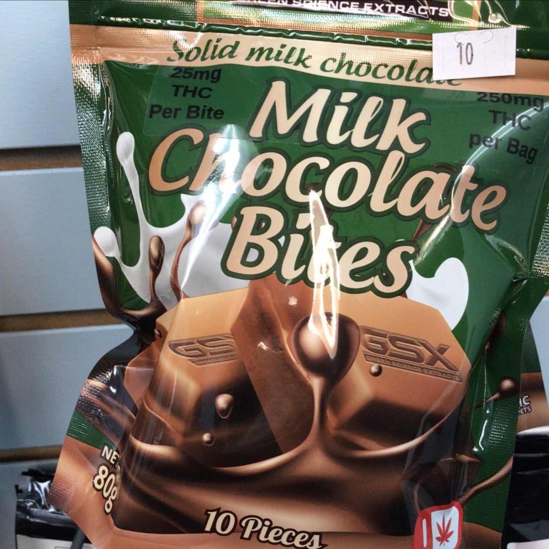 GSX Chocolate Bites Chocolate 250mg
