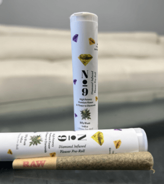 Diamond Infused 1g Pre-roll - Black Runtz