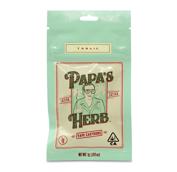 Papa's Herb - Tangie Vape Cartridge 1g at KUSHAGRAM