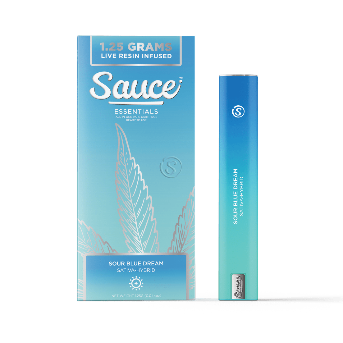 Sauce | AIO Vape | 1.25g | Live Resin | Sour Blue Dream