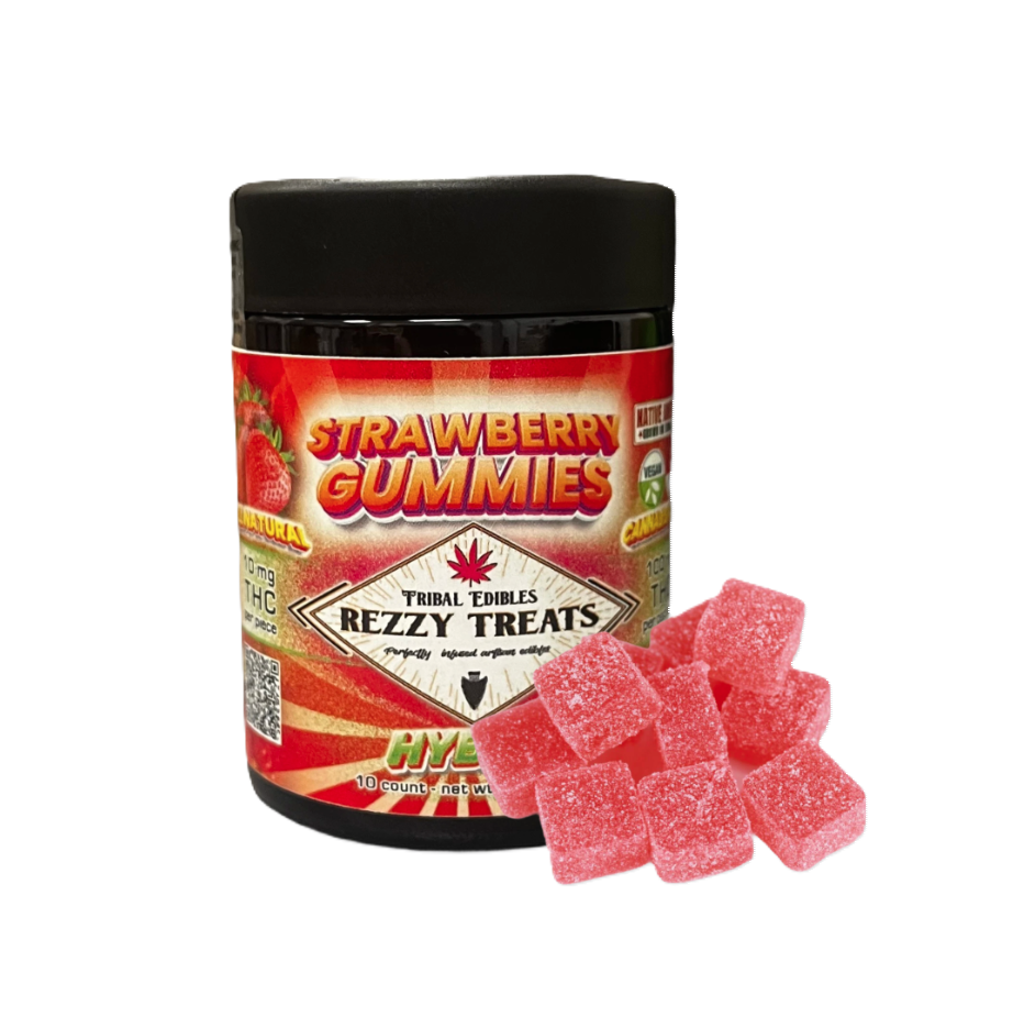 REZZY TREATS STRAWBERRY GUMMIES 100 MG