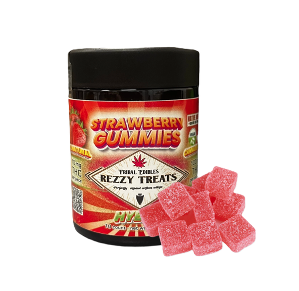 REZZY TREATS STRAWBERRY GUMMIES 100 MG