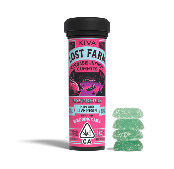 Lost Farm Gummies Raspberry 100mg