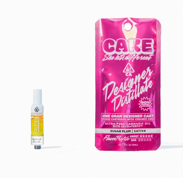 Cake - Designer Distillate Cart - Sugar Plum - 1g