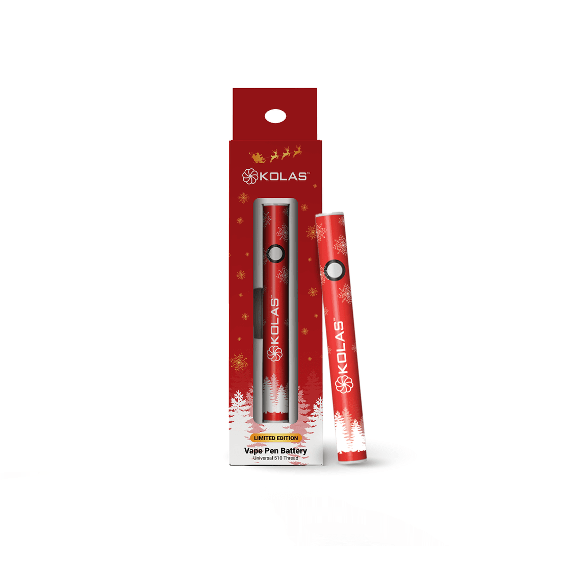 Kolas Branded Battery w/ Button Holiday