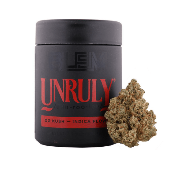 B. Blem 3.5g Flower - Quality 10/10 - Unruly OG Kush