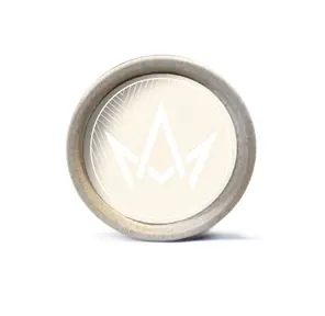 March and Ash - 2 piece Small Hemp Grinder - White