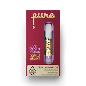 Pure Vape- Crenshaw Melon Live Resin Cartridge 1g (S)