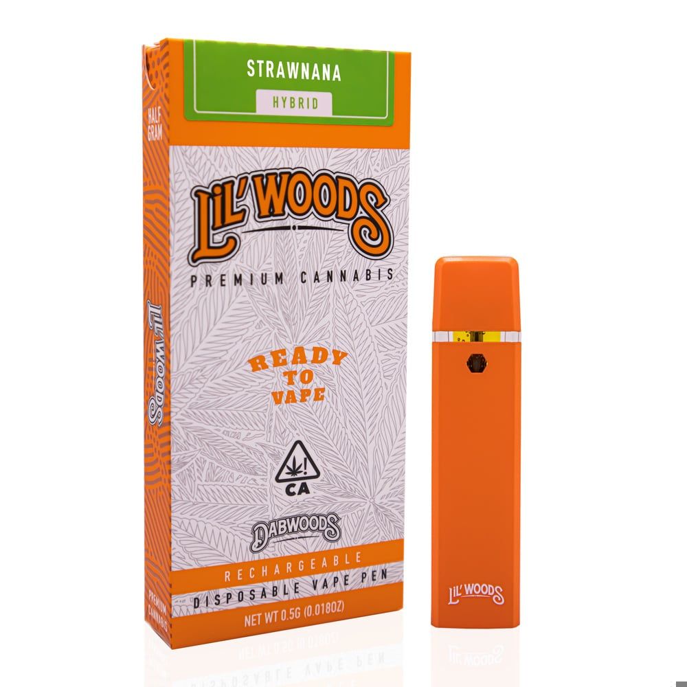 Lil Woods - Strawnana - All In One Vape - .5g