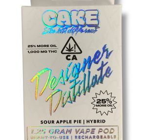 Cake - Sour Apple Pie 1.25g Rechargeable Designer Distillate