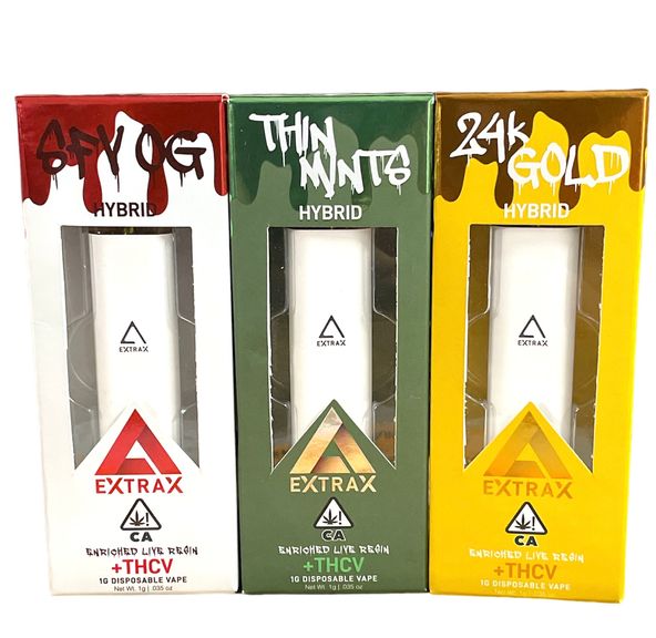 G. Extrax 1g THC Live Resin Disposable - SFV OG (H)