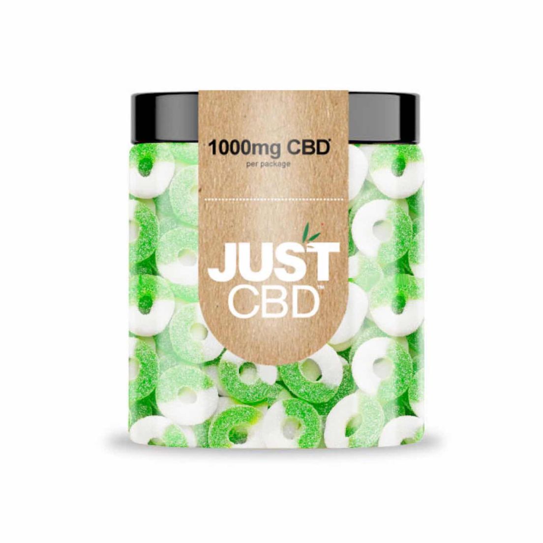 CBD Gummies 1000mg APPLE RINGS