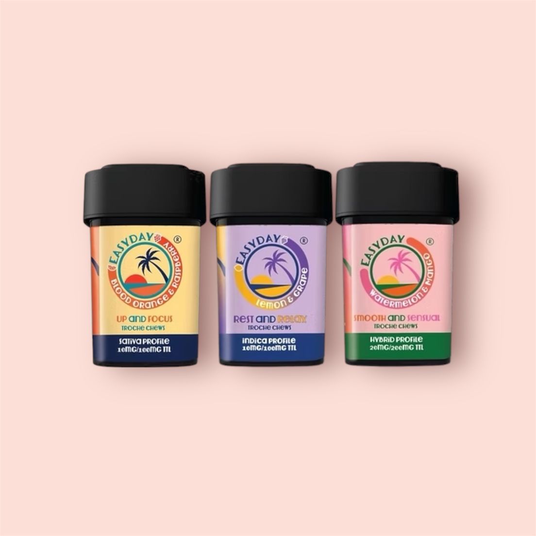 Gummies- Up and Focus Blood Orange & Raspberry 10mg THC 10-pk