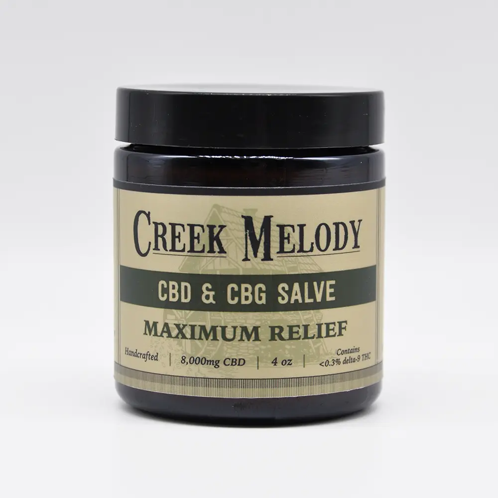 Creek Melody CBD & CBG Salve, 8000mg, 4oz