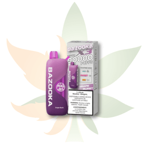 Bazooka - 20mg Nic - 90K puffs - Disposable Vape - Grape Burst