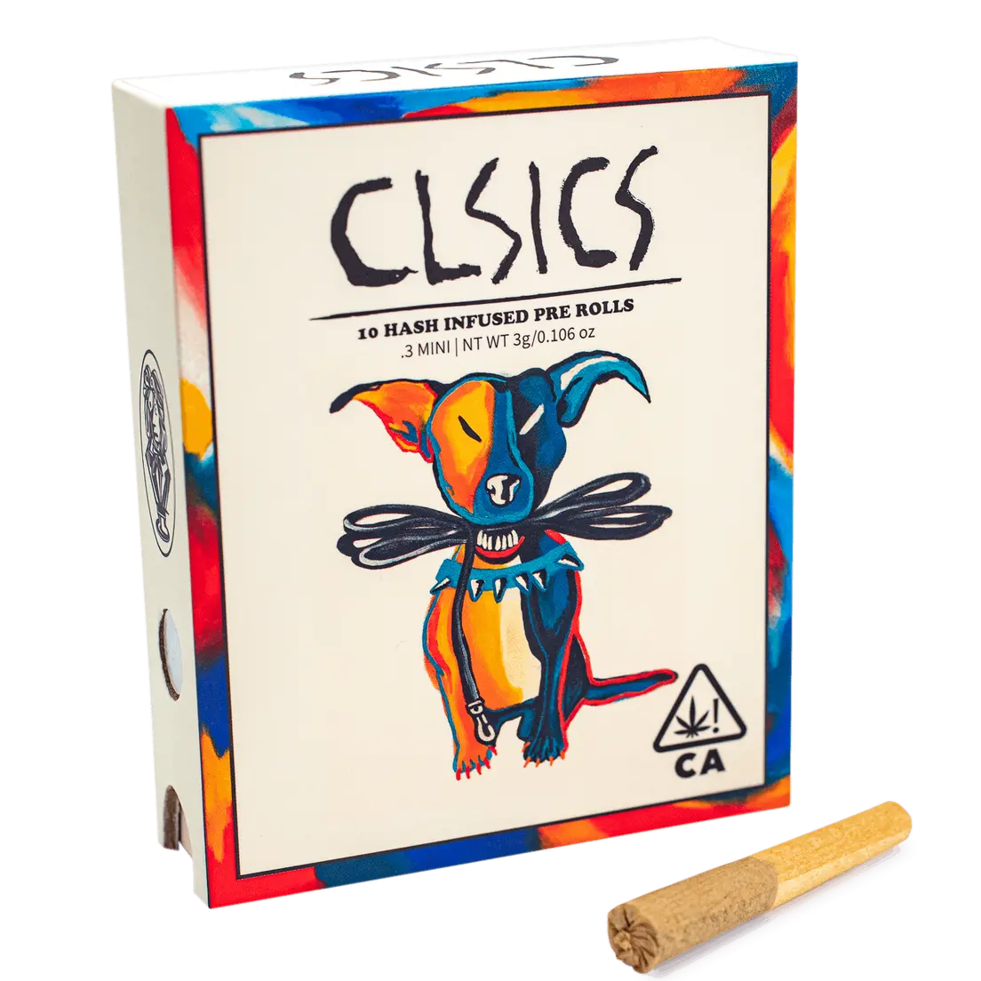 Abominable Snowman/ Lemon Kush Mintz, Hash Infused Prerolls, 10 pk, 22.6% - CLSICS