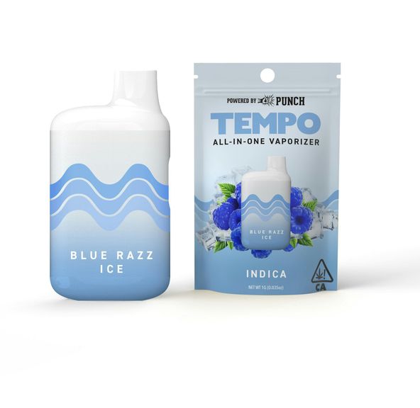 Tempo - Blue Razz Ice AIO Vape 1g