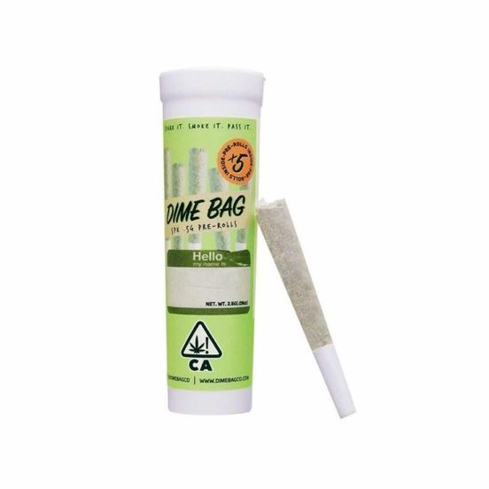 Dime Bag Pre-roll Pack Strawberry Papaya 2.5g