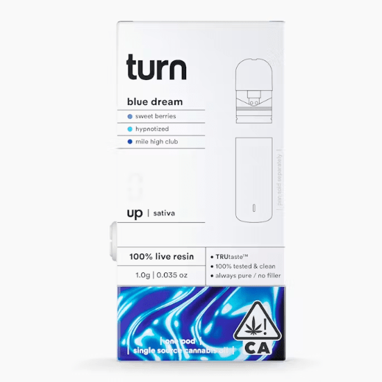 blue dream (sativa) / 100% live resin / pod