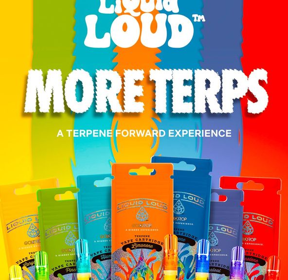 E. GOLDROP 1g THC Terpene Vape Cartridge - Blue OG (Pinene)