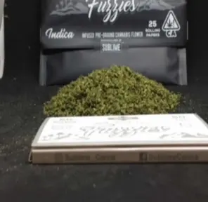 FUZZIES ROLL YOUR OWN INDICA 1/2 OZ THC 22.19