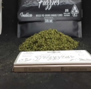 FUZZIES ROLL YOUR OWN INDICA 1/2 OZ THC 22.19