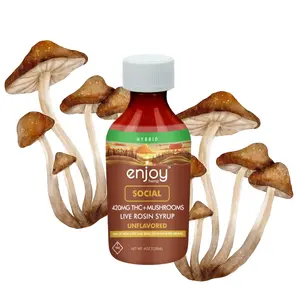 Enjoy THC + Lion's Mane Syrup Social - Unflavored