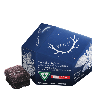 Elderberry | 20MG Thc : 5MG CBN/ Piece | 200MG THC Total