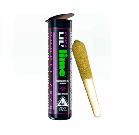 Lime Infused Mini Pre-roll Purple Zaza .6g