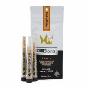 1g Cookie Platter Cured Pre Rolls (3 Pack) - WEST COAST CURE