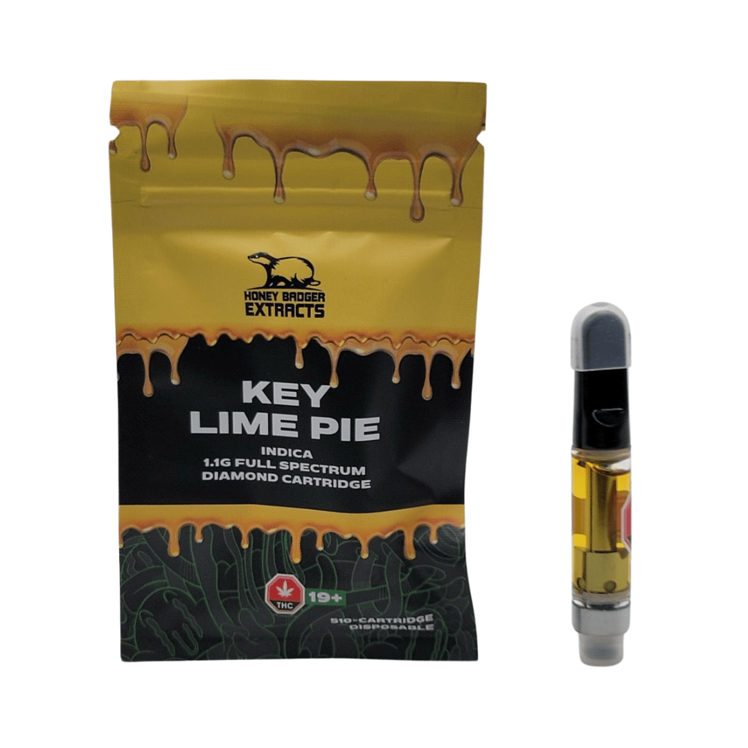 Key Lime Pie 1G Liquid Diamond Cartridge by Honey Badger