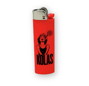 Kolas Branded Lighter BIC Puff Pass Red