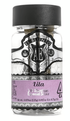 El Blunto Especial Silver Bluntito .75g Hybrid lila 3pk