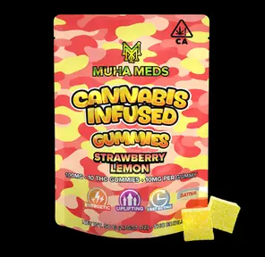 100mg Strawberry Lemon (Sativa) Gummies 50.00 g