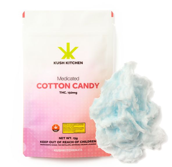 150mg Blueberry Cotton Candy by Kush Kitchen