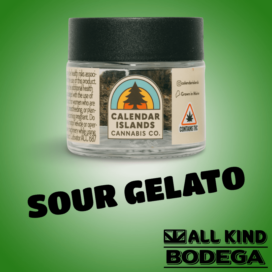 Sour Gelato 3.5g Flower (@calendarislands)