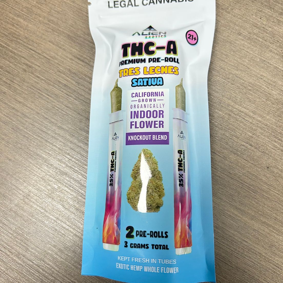 Alen Exotics THCA 2pk Pre-Roll - Tres Leches