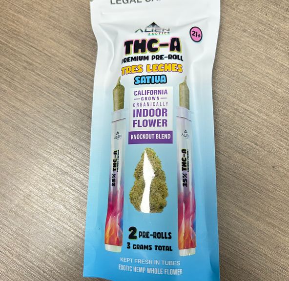 Alen Exotics THCA 2pk Pre-Roll - Tres Leches