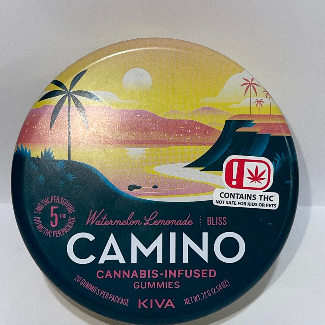 Camino Watermelon Lemonade "Bliss" Gummies - 100mg